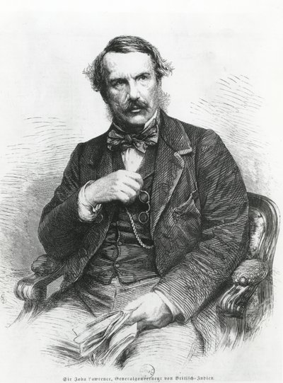 Portret van Sir John Lawrence door German School
